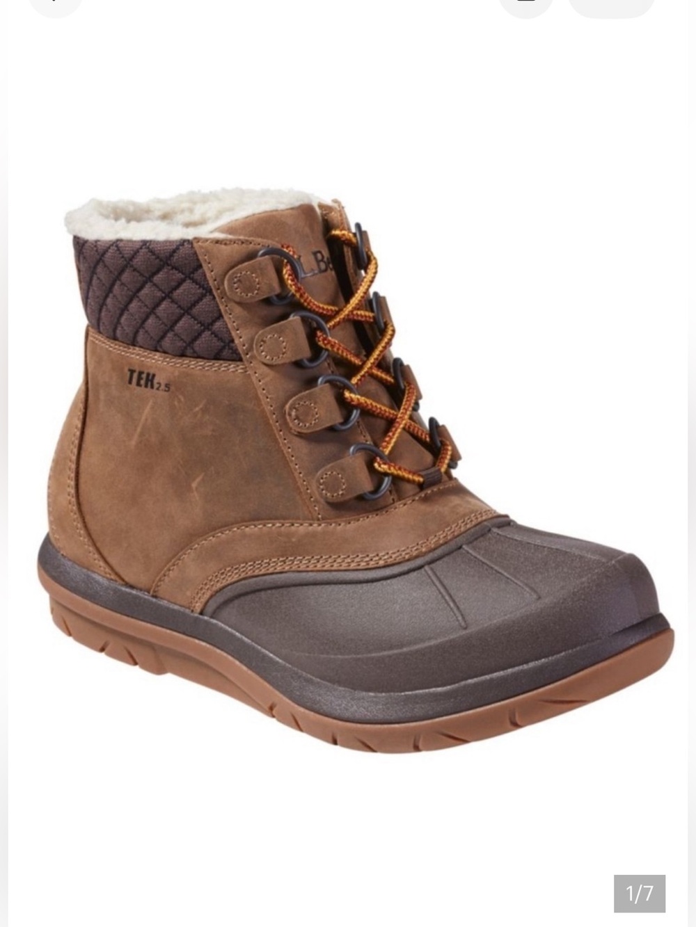 LLBEAN SZ 10 Women's Storm Chaser Boots 5, Lace-Up